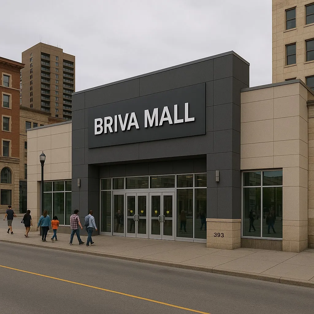 Beliveau Shopping Centre in Winnipeg, MB