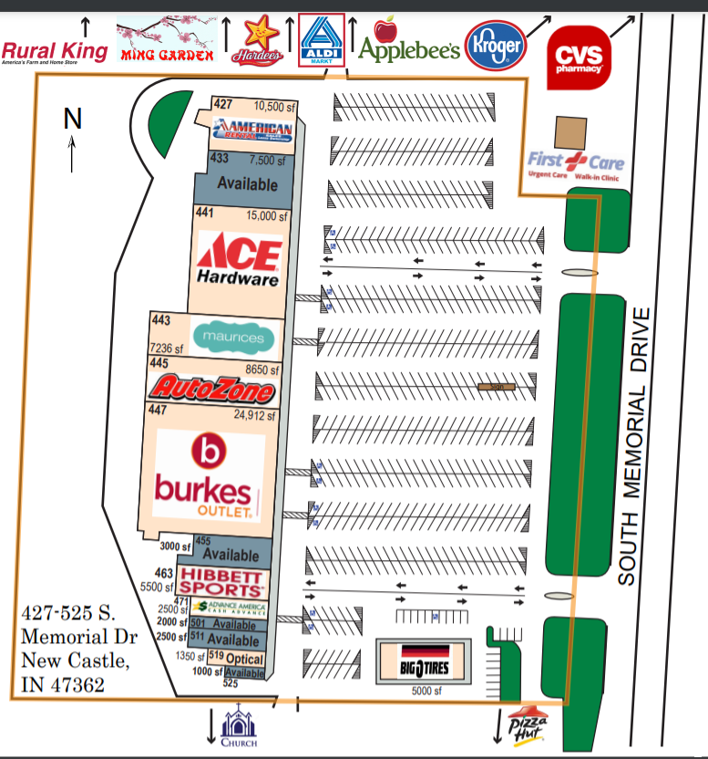 Continental Shopping Center in New Castle, DE