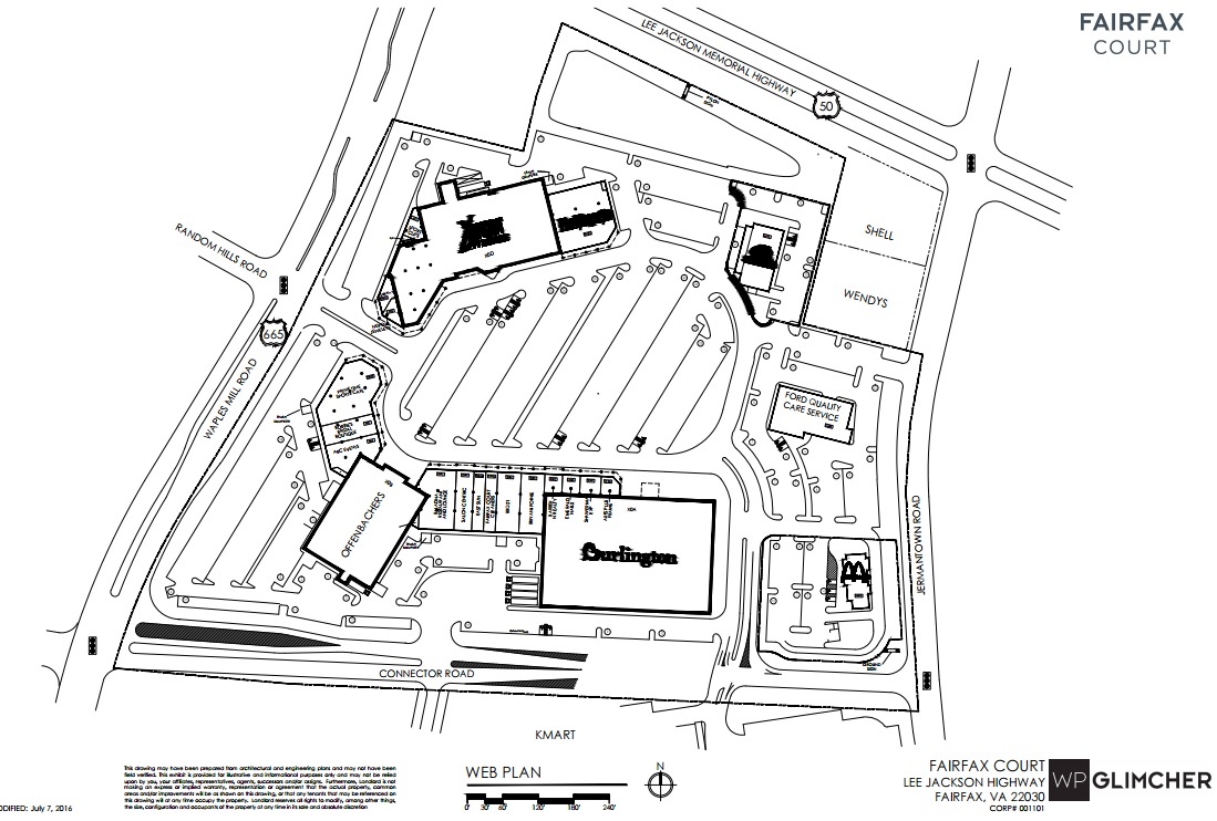 Courthouse Plaza Shopping Center in Fairfax, VA