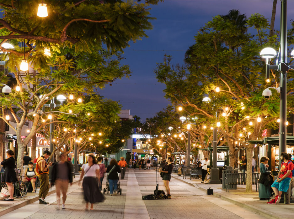Downtown Santa Monica in Santa Monica, CA
