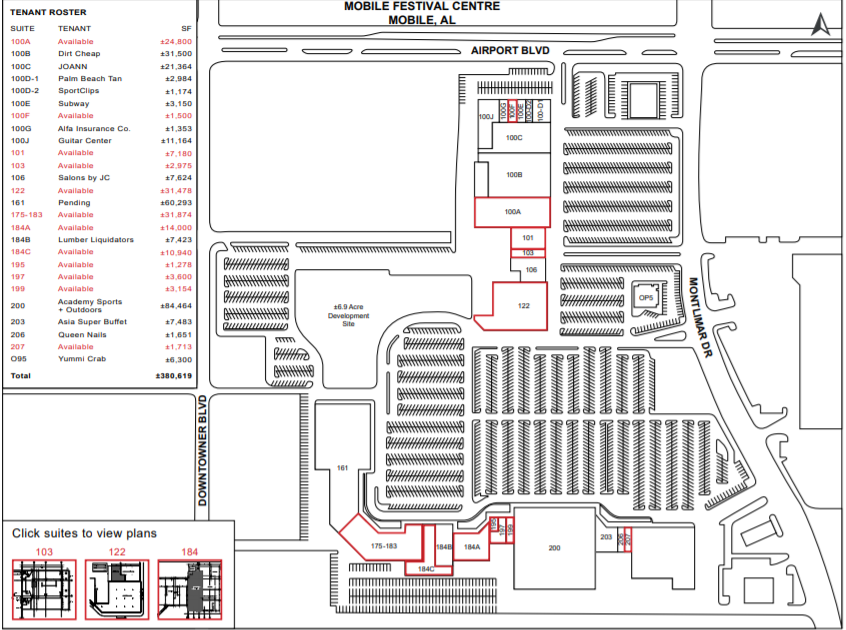 Festival Centre in Mobile, AL