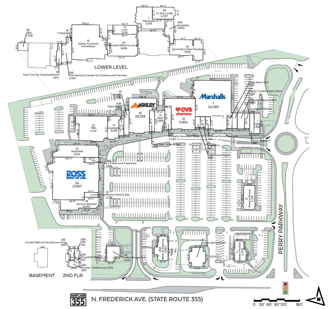 Gaithersburg Square in Gaithersburg, MD