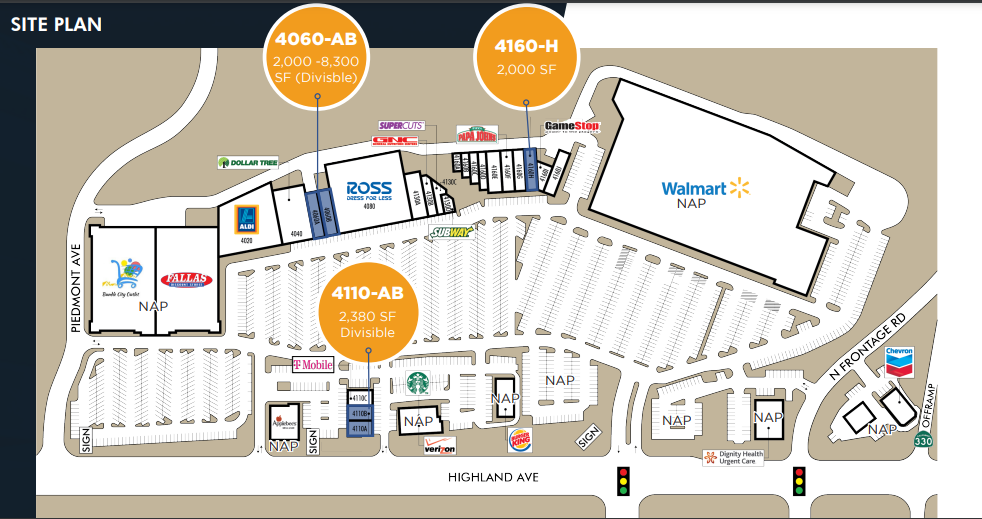 Highland Avenue Plaza in Highland, CA
