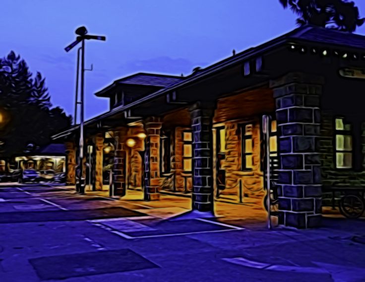 Historic Railroad Square in Santa Rosa, CA