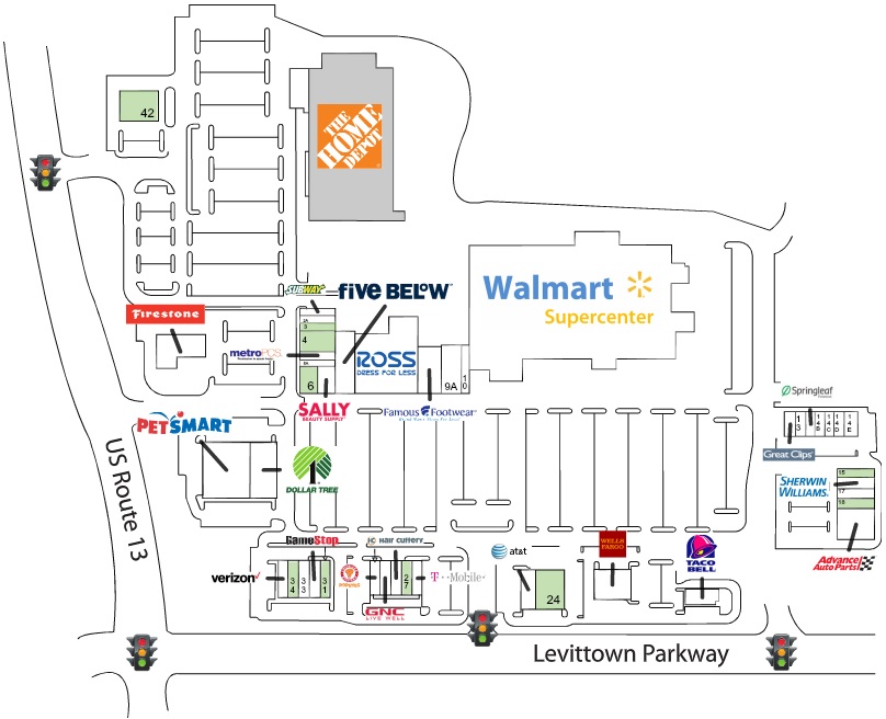 Langhorne Square Shopping Center in Levittown, PA