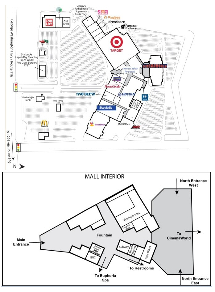 Lincoln Square Mall Shopping Center in Lincoln, NH