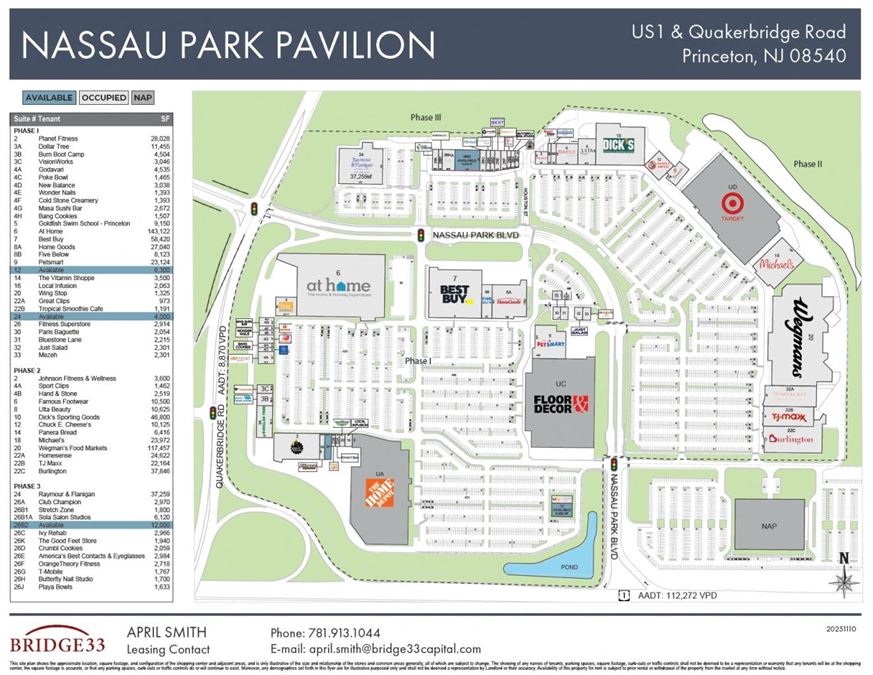 Nassau Park Pavilion in Princeton, NJ