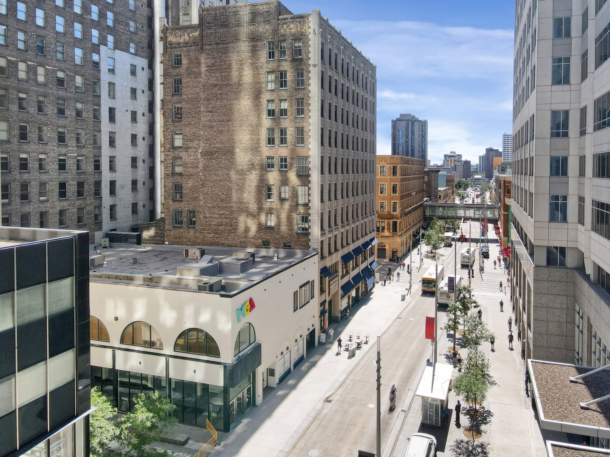 Nicollet Mall in Minneapolis, MN