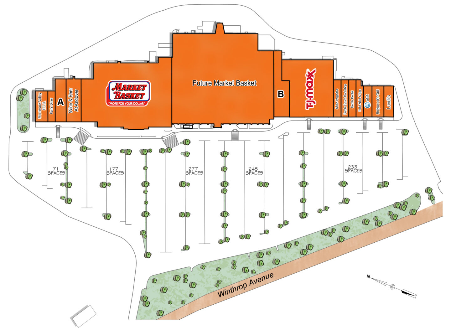 North Andover Mall in North Andover, MA