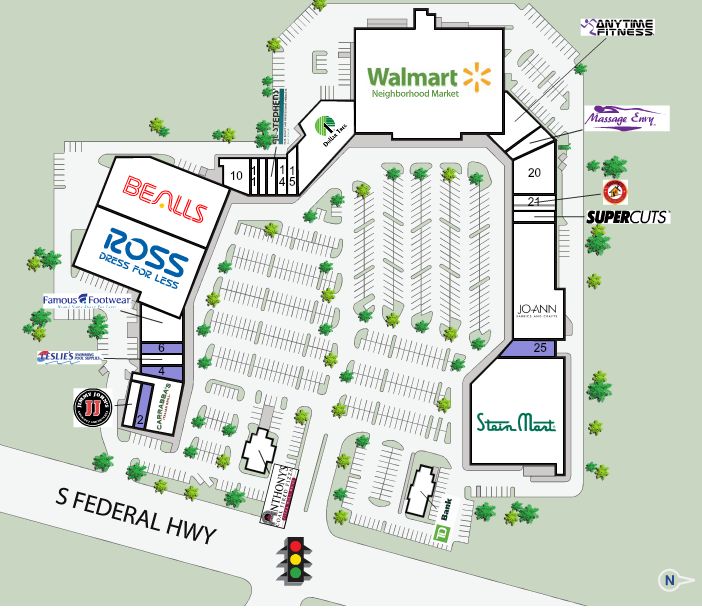 Sample Square Shopping Center in Pompano Beach, FL