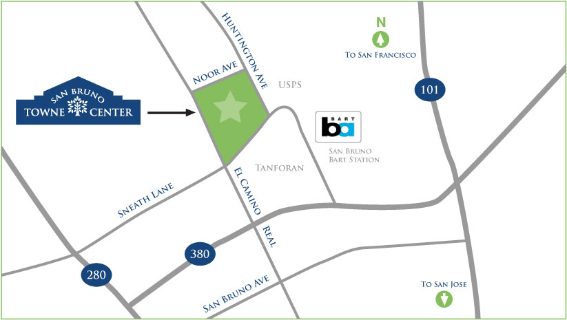 San Bruno Towne Center in San Bruno, CA
