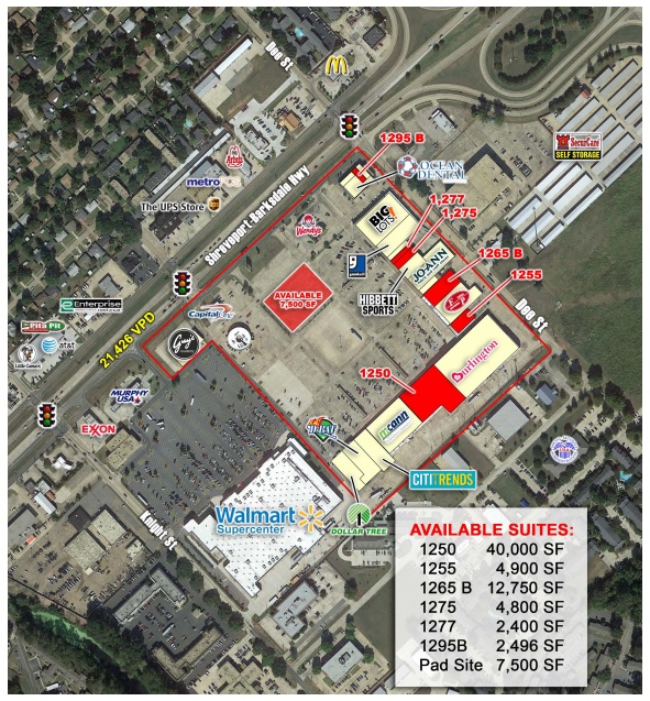 Shreve City Shopping Center in Shreveport, LA