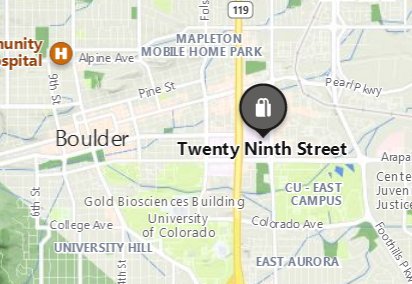 Twenty Ninth Street in Boulder, CO