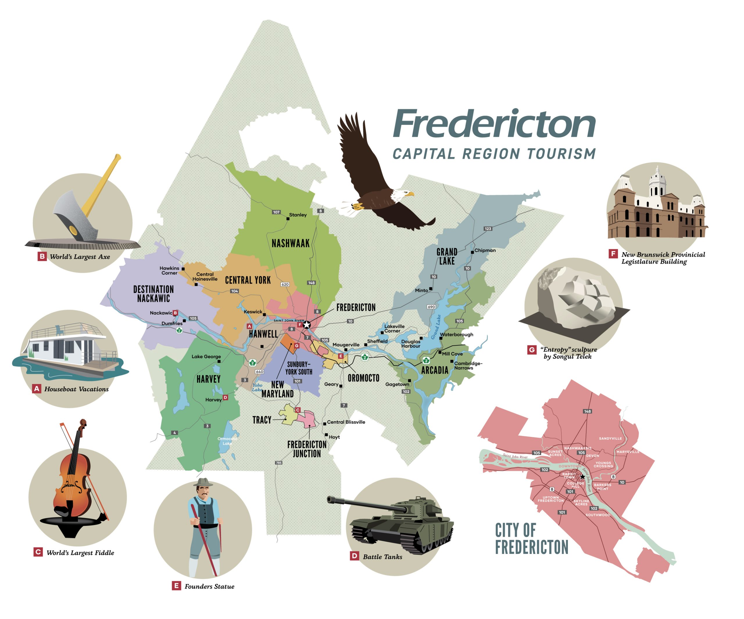 Two Nations Crossing in Fredericton, NB