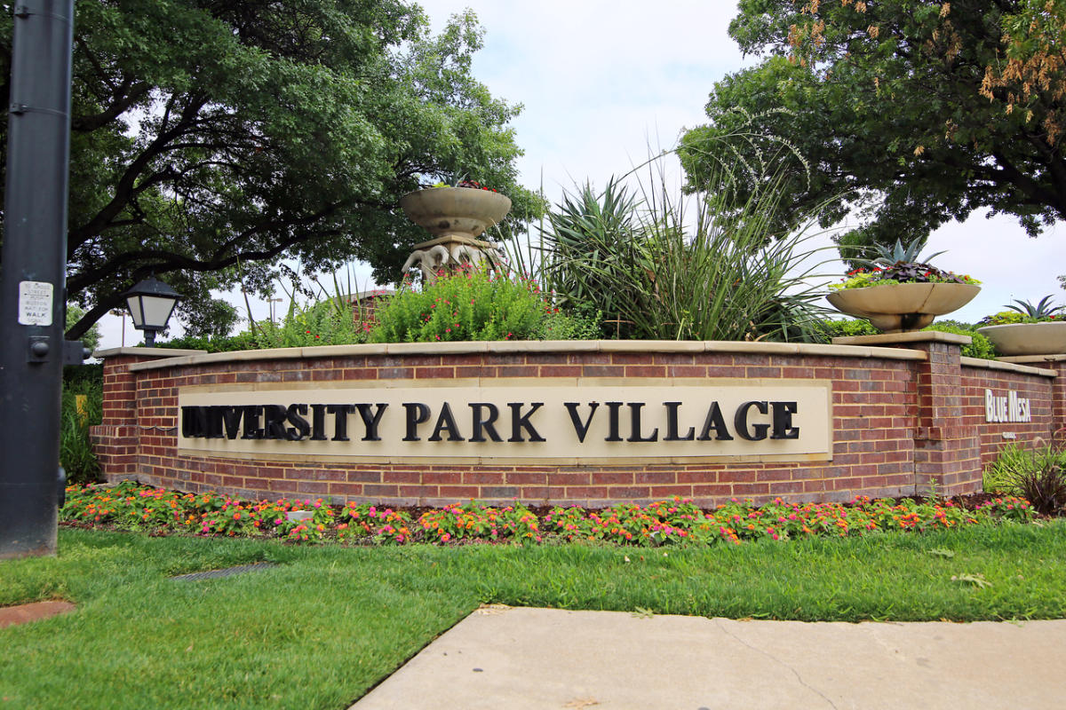 University Park Village in Fort Worth, TX